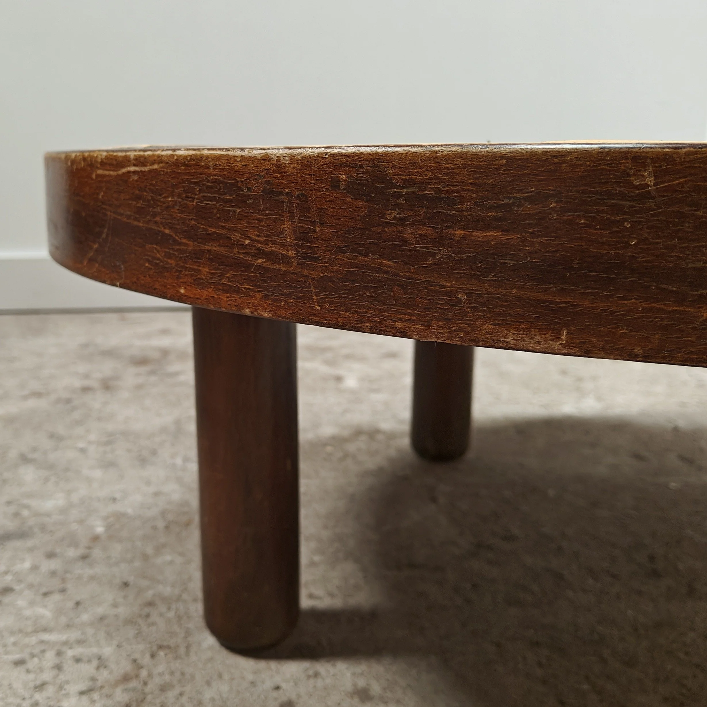 French coffee table Raymonde Leduc, Vallauris — Calm Shapes